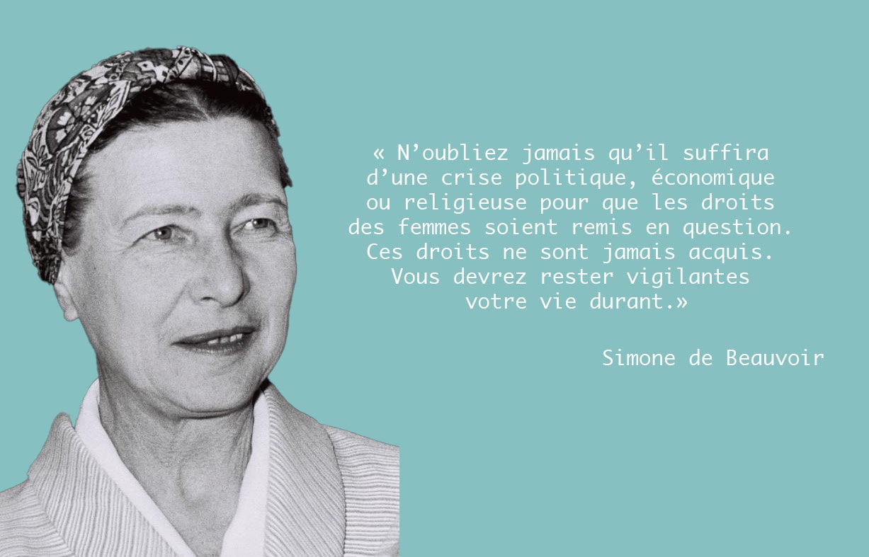 Simone de Beauvoir citation